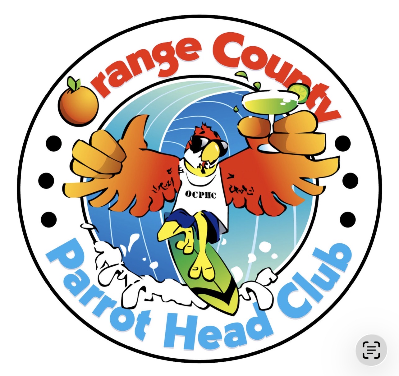 Orange County Parrot Head Club logo
